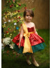 Sequin Tulle Unique Flower Girl Dress Christmas Dress